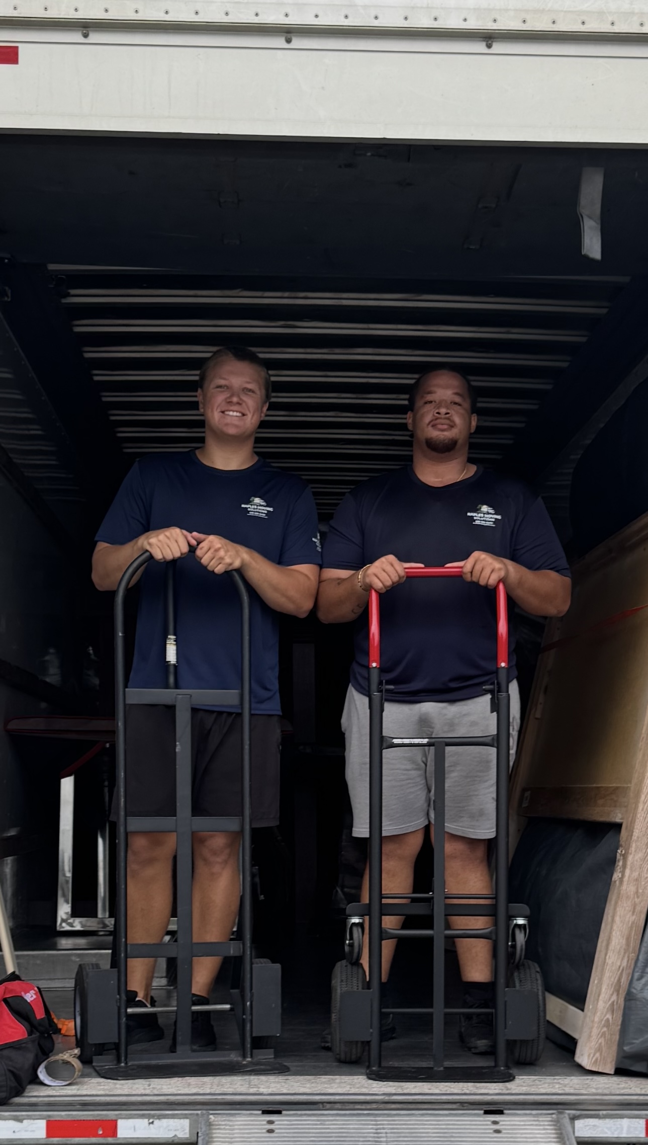 Naples Moving Solutions crew ready to help with your move in Naples FL